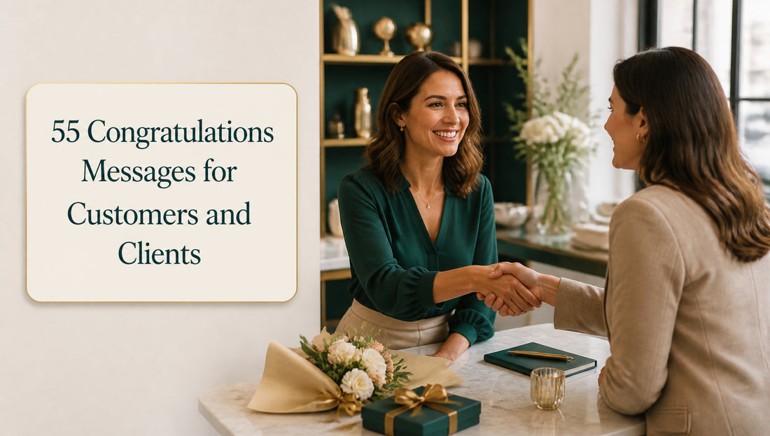 55 Congratulations Messages for Customers and Clients