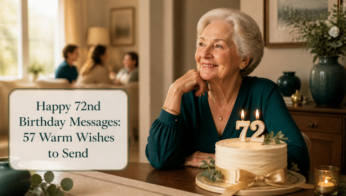 Happy 72nd Birthday Messages: 57 Warm Wishes to Send