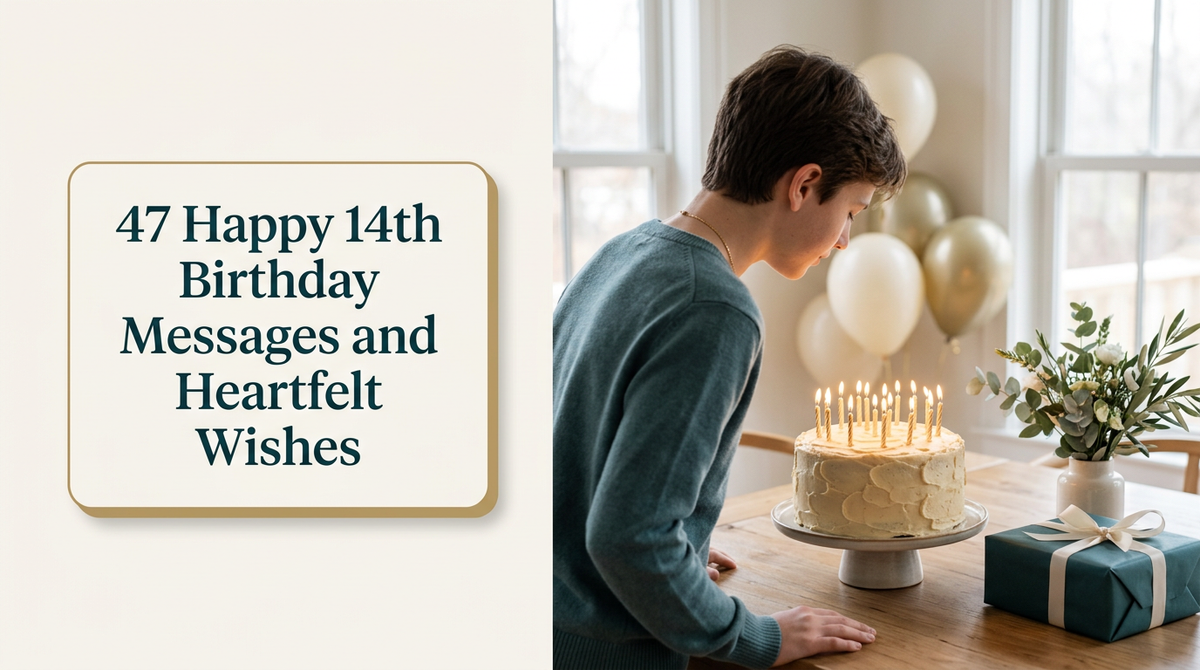 47 Happy 14th Birthday Messages and Heartfelt Wishes