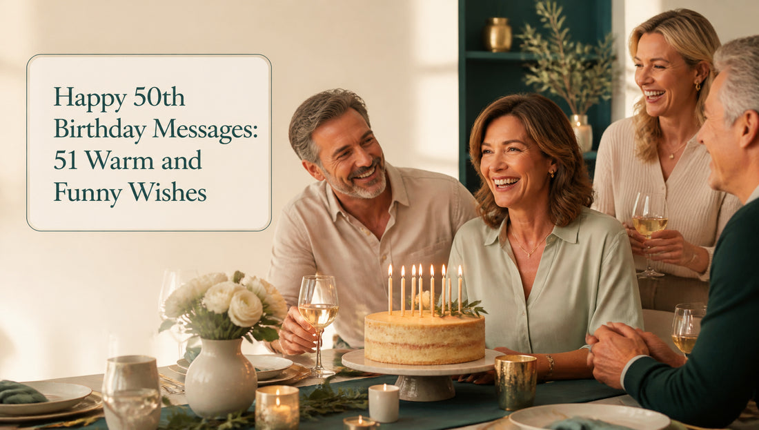 Happy 50th Birthday Messages: 51 Warm and Funny Wishes