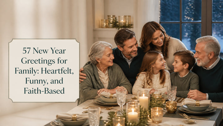 57 New Year Greetings for Family: Heartfelt, Funny, and Faith-Based
