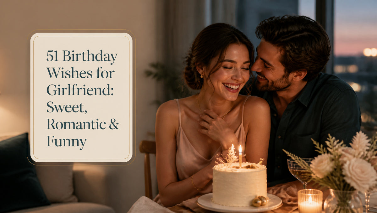 51 Birthday Wishes for Girlfriend: Sweet, Romantic & Funny
