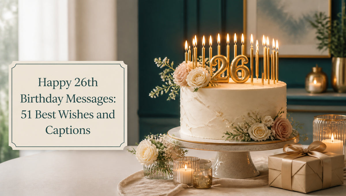 Happy 26th Birthday Messages: 51 Best Wishes and Captions