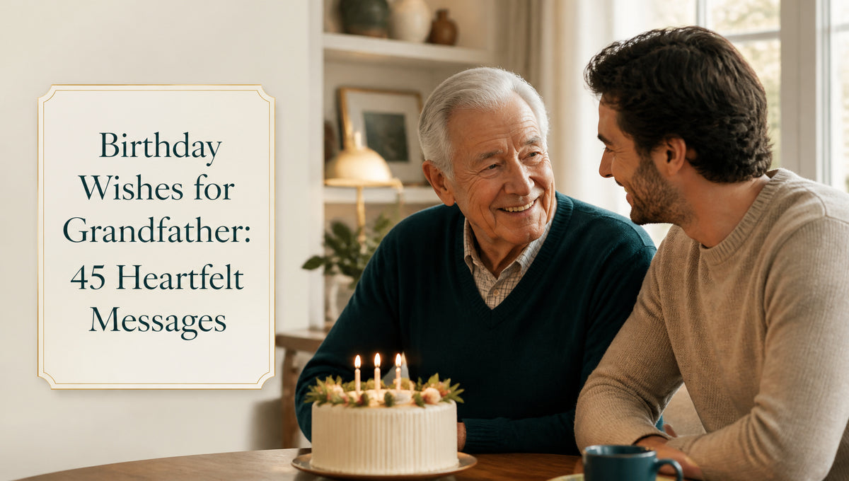 Birthday Wishes for Grandfather: 45 Heartfelt Messages