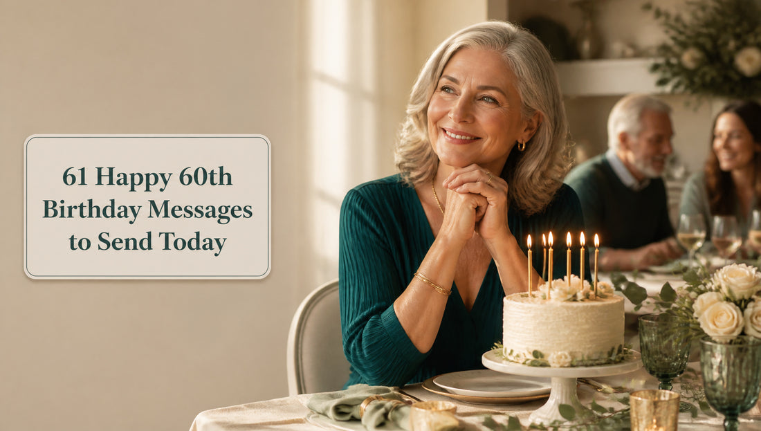 61 Happy 60th Birthday Messages to Send Today