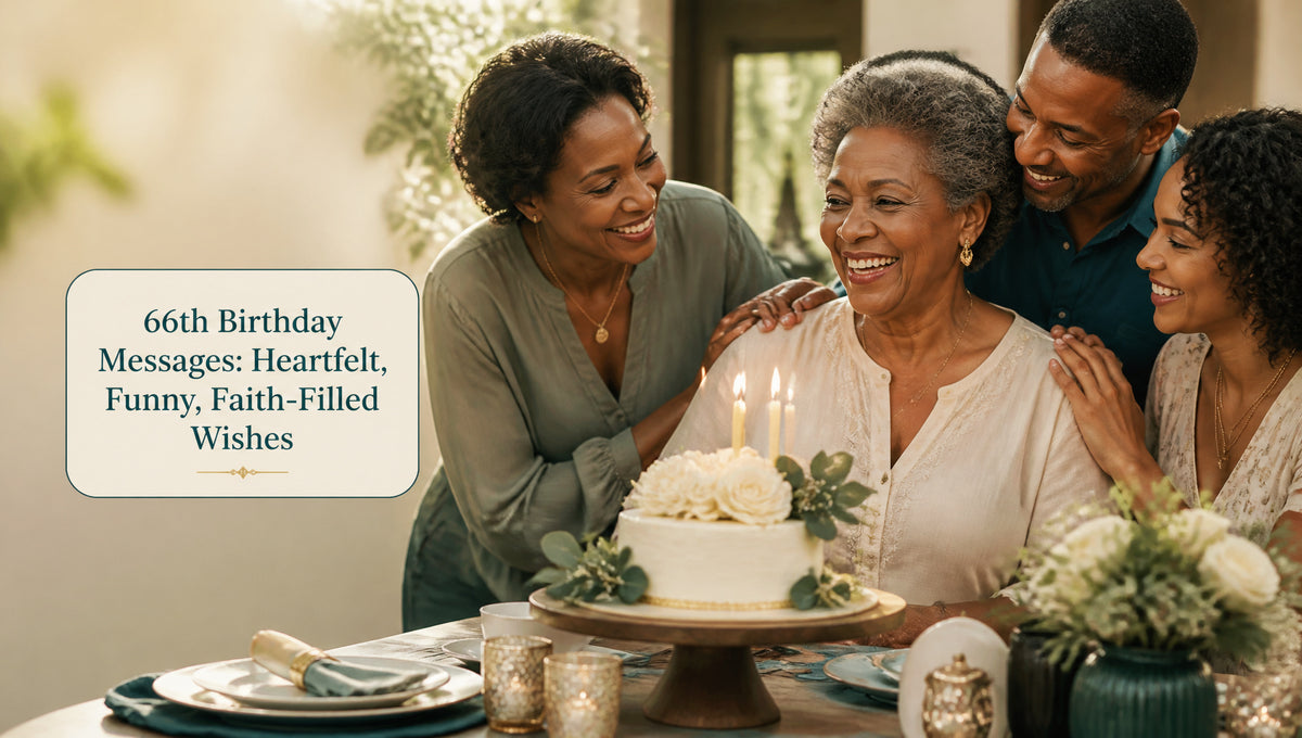 66th Birthday Messages: Heartfelt, Funny, Faith-Filled Wishes