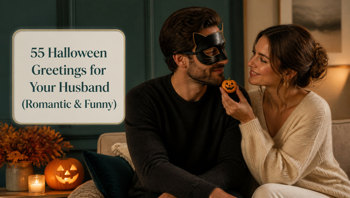 55 Halloween Greetings for Your Husband (Romantic & Funny)