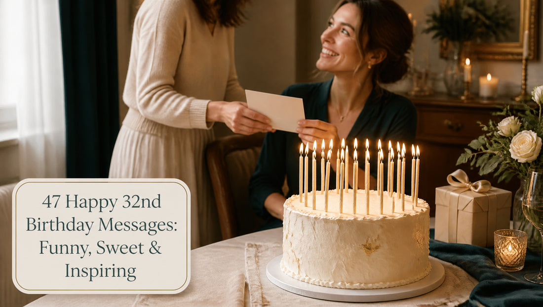 47 Happy 32nd Birthday Messages: Funny, Sweet & Inspiring