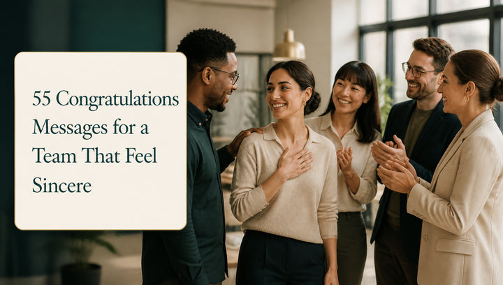 55 Congratulations Messages for a Team That Feel Sincere