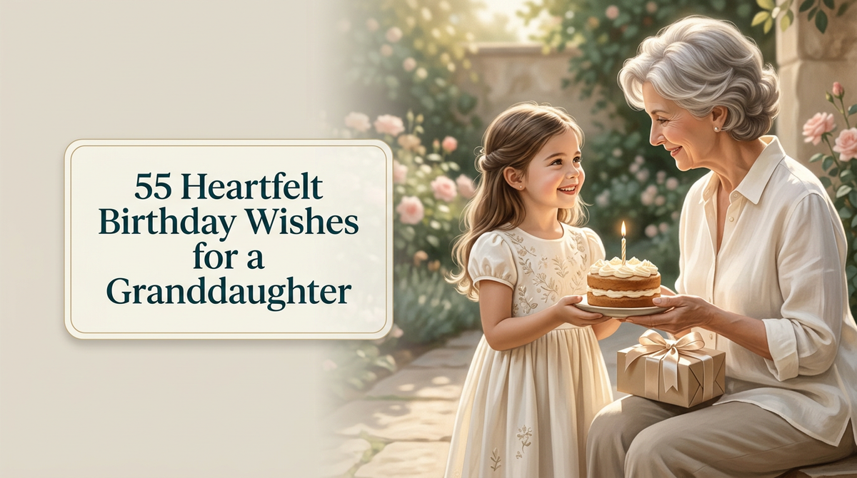 55 Heartfelt Birthday Wishes for a Granddaughter