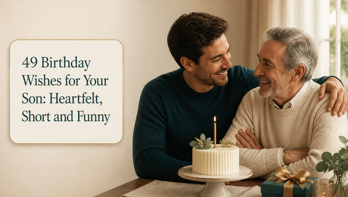 49 Birthday Wishes for Your Son: Heartfelt, Short and Funny