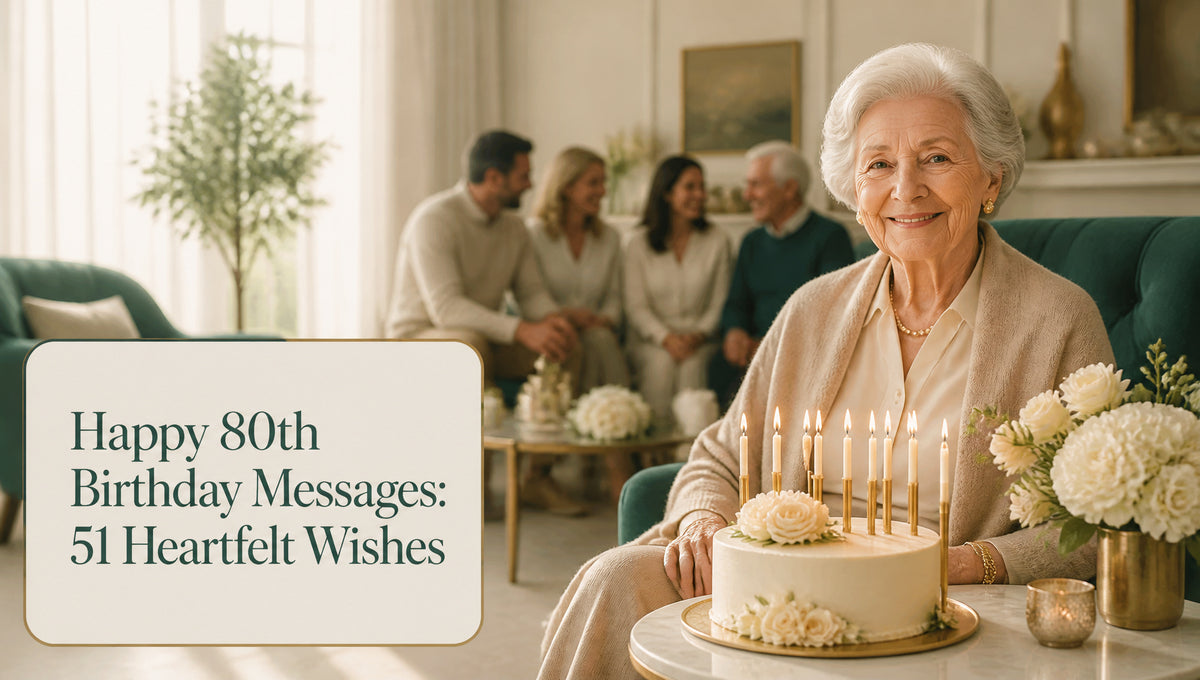 Happy 80th Birthday Messages: 51 Heartfelt Wishes