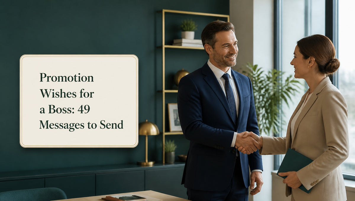 Promotion Wishes for a Boss: 49 Messages to Send