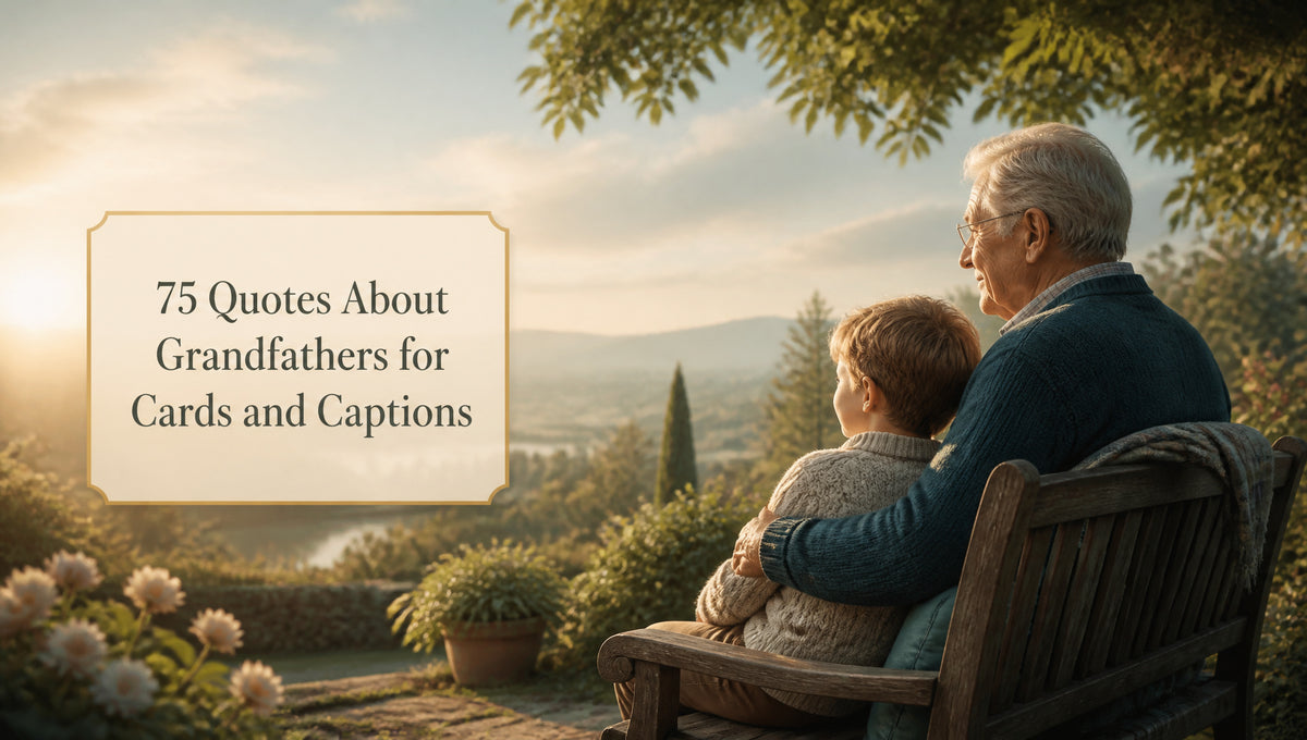 75 Quotes About Grandfathers for Cards and Captions
