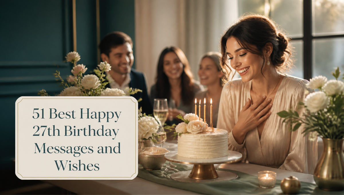 51 Best Happy 27th Birthday Messages and Wishes