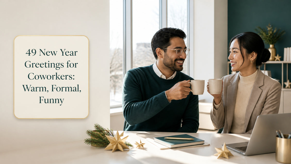 49 New Year Greetings for Coworkers: Warm, Formal, Funny