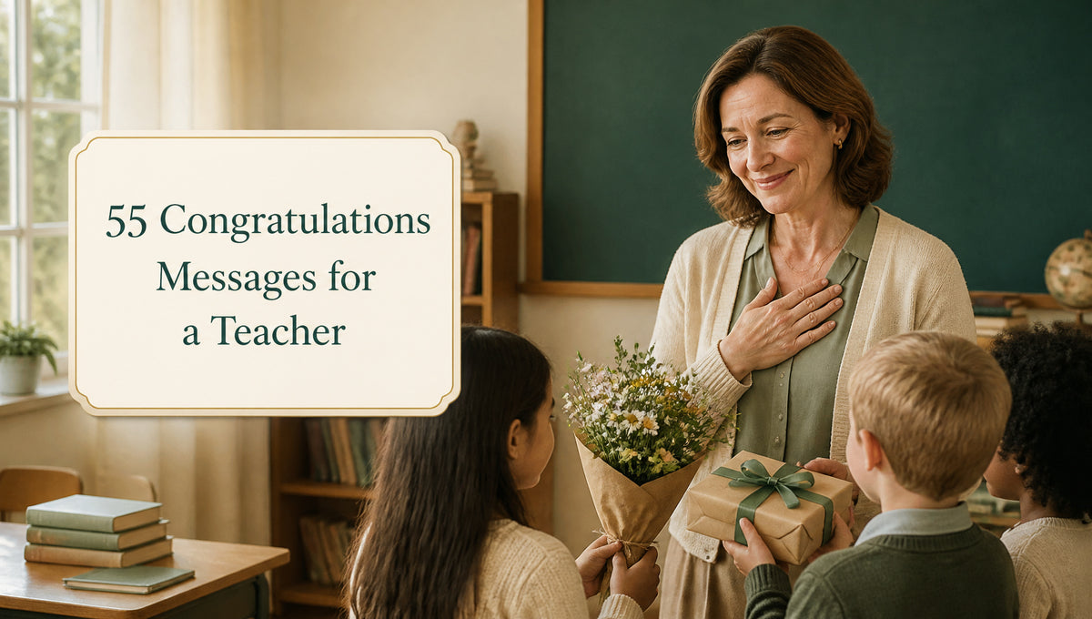 55 Congratulations Messages for a Teacher