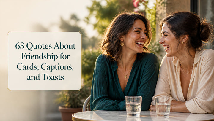63 Quotes About Friendship for Cards, Captions, and Toasts