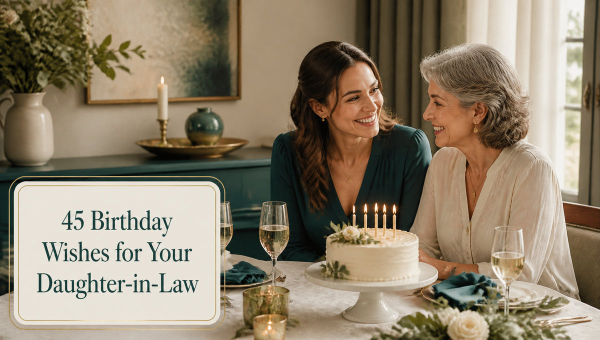 45 Birthday Wishes for Your Daughter-in-Law