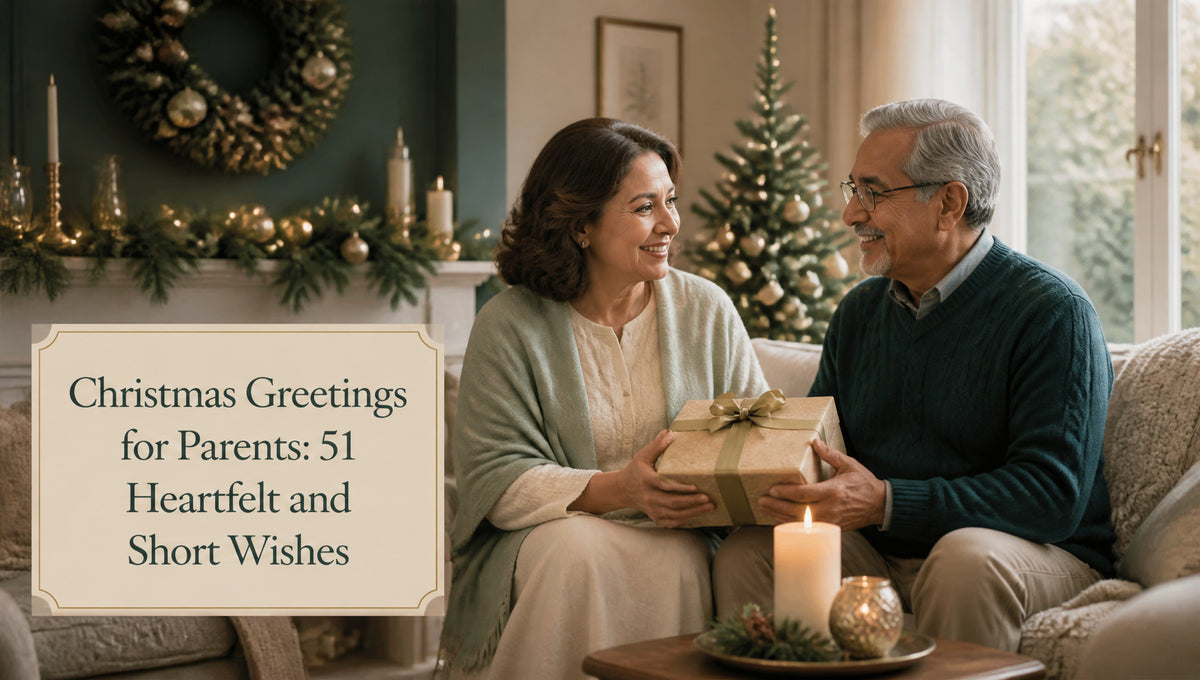 Christmas Greetings for Parents: 51 Heartfelt and Short Wishes