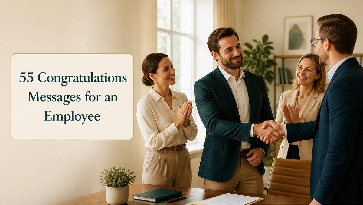 55 Congratulations Messages for an Employee