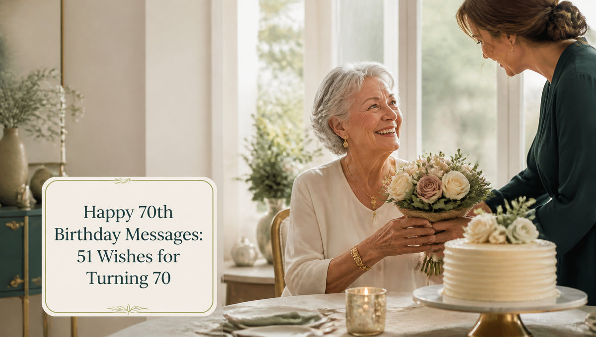 Happy 70th Birthday Messages: 51 Wishes for Turning 70