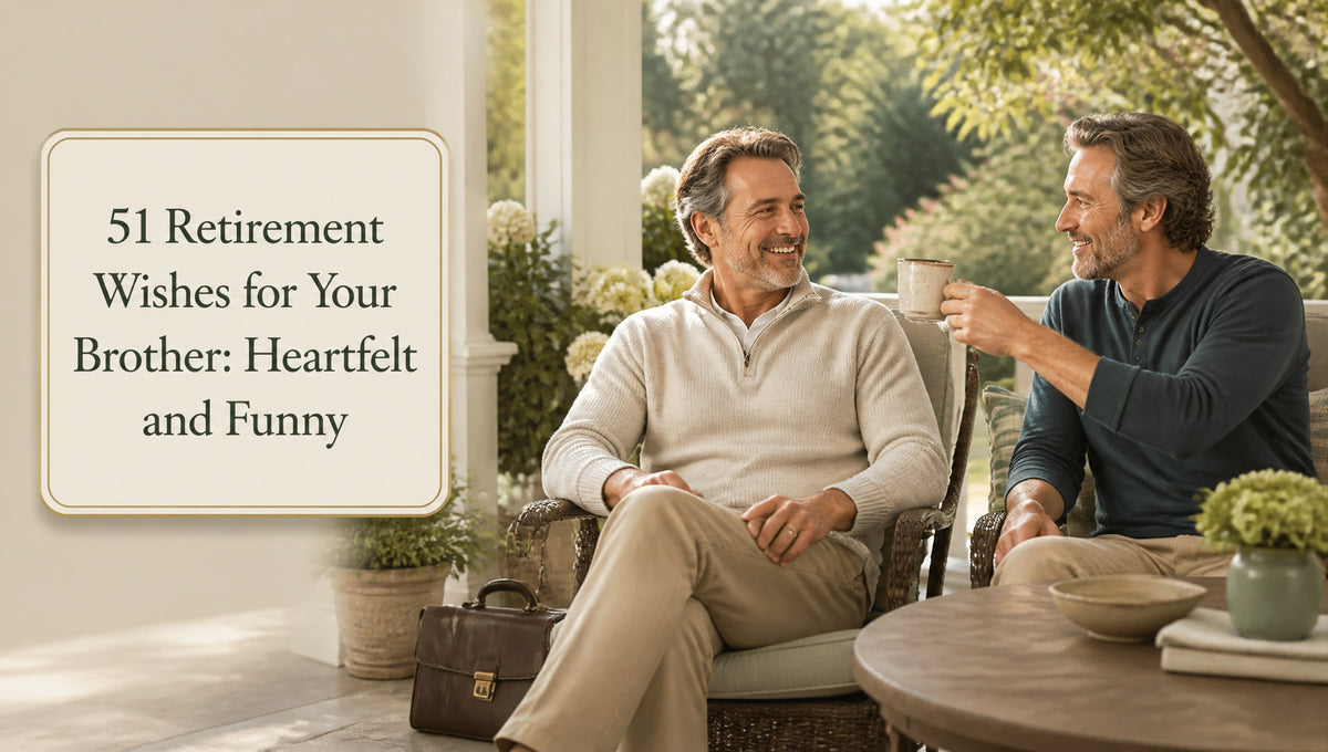 51 Retirement Wishes for Your Brother: Heartfelt and Funny