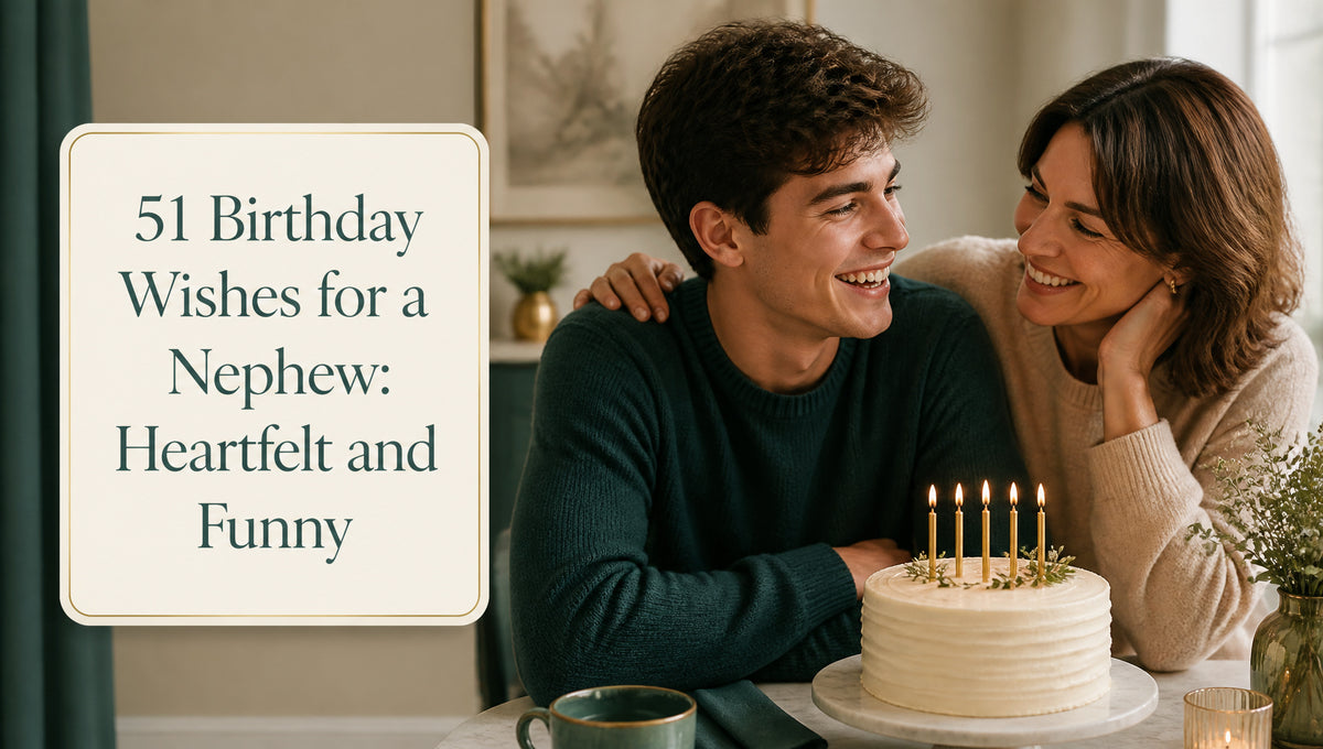 51 Birthday Wishes for a Nephew: Heartfelt and Funny