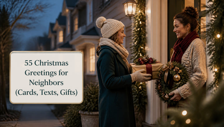 55 Christmas Greetings for Neighbors (Cards, Texts, Gifts)