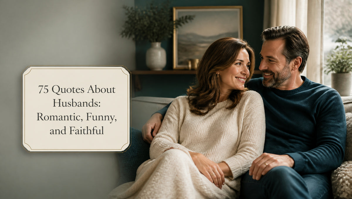 75 Quotes About Husbands: Romantic, Funny, and Faithful