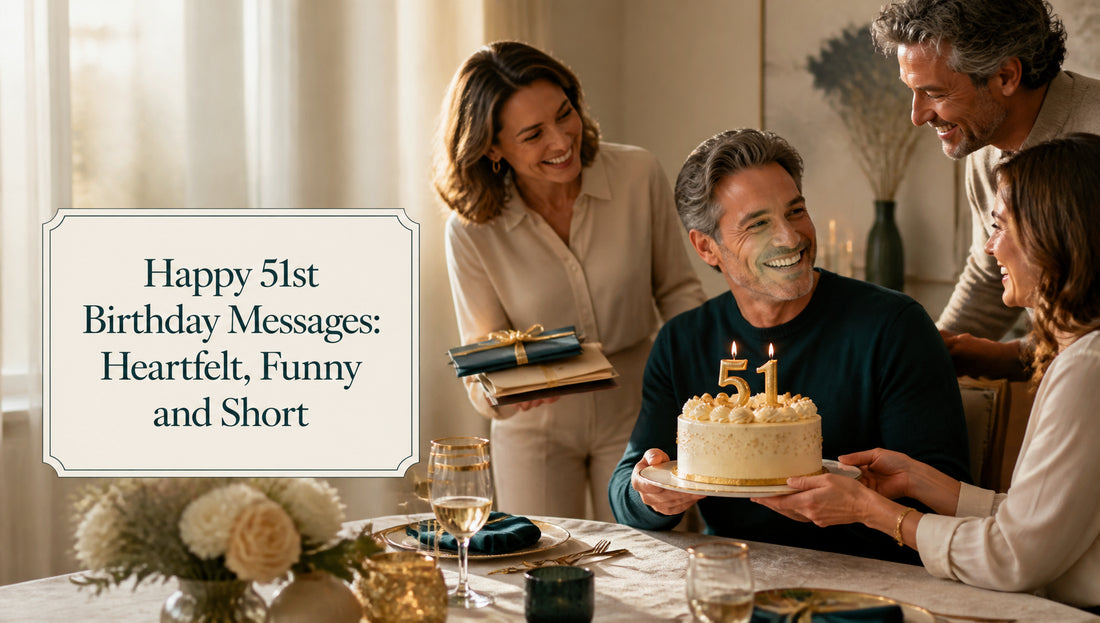 Happy 51st Birthday Messages: Heartfelt, Funny and Short