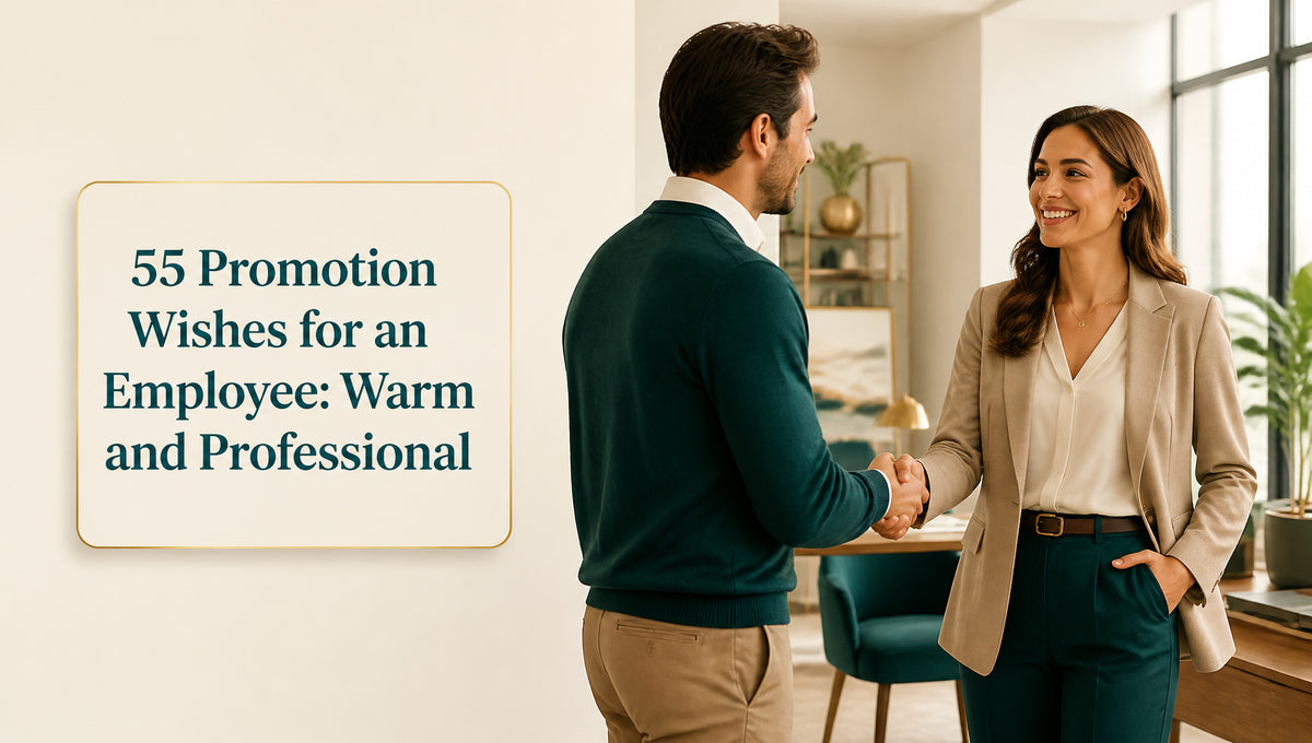 55 Promotion Wishes for an Employee: Warm and Professional