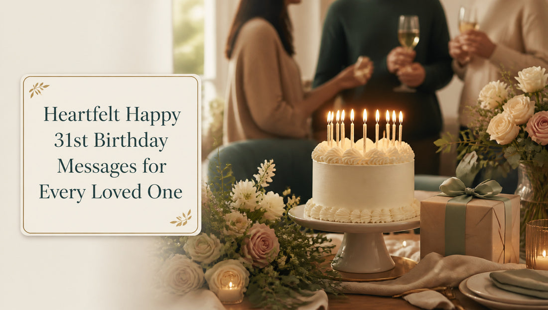 Heartfelt Happy 31st Birthday Messages for Every Loved One