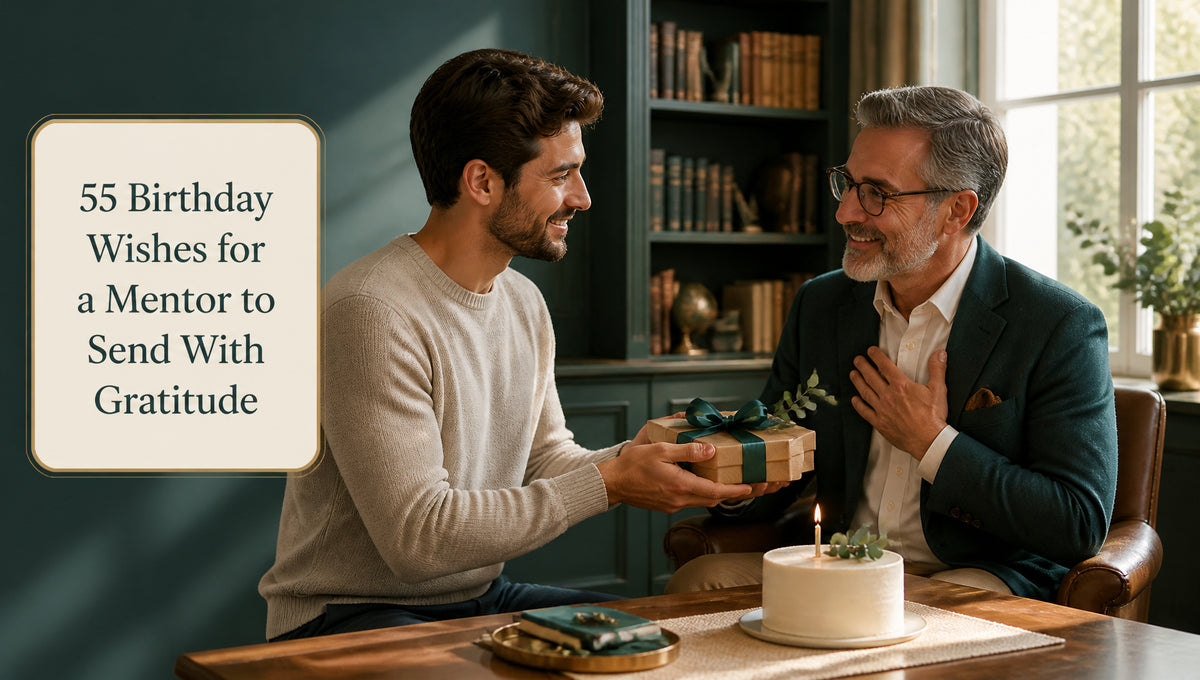 55 Birthday Wishes for a Mentor to Send With Gratitude