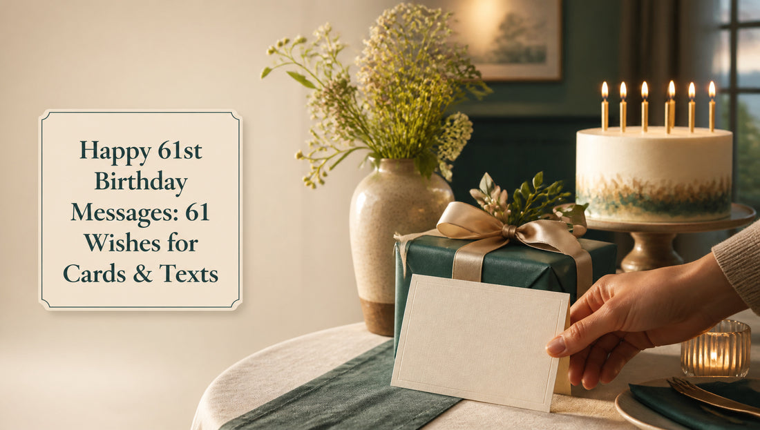 Happy 61st Birthday Messages: 61 Wishes for Cards & Texts