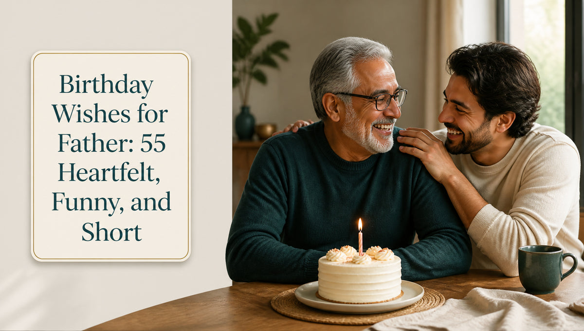 Birthday Wishes for Father: 55 Heartfelt, Funny, and Short