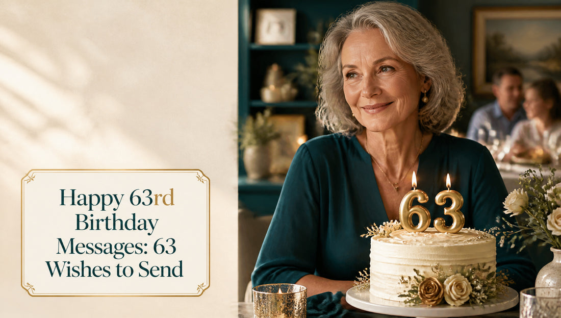 Happy 63rd Birthday Messages: 63 Wishes to Send