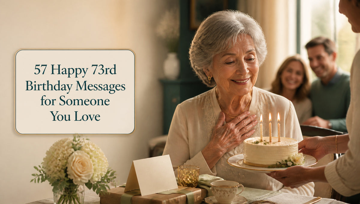 57 Happy 73rd Birthday Messages for Someone You Love