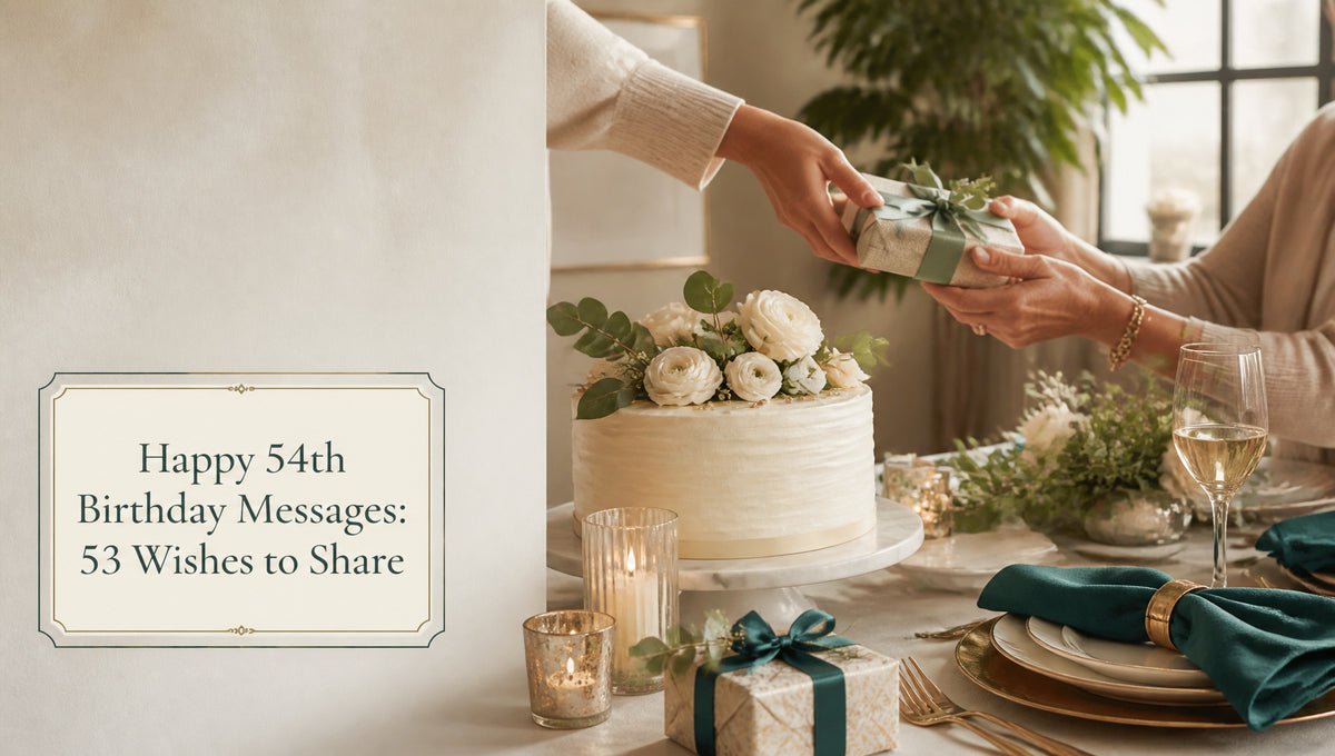 Happy 54th Birthday Messages: 53 Wishes to Share