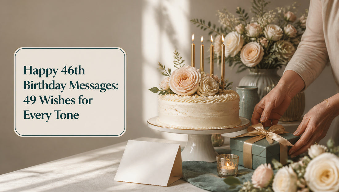 Happy 46th Birthday Messages: 49 Wishes for Every Tone