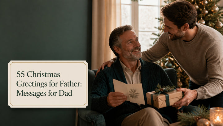 55 Christmas Greetings for Father: Messages for Dad