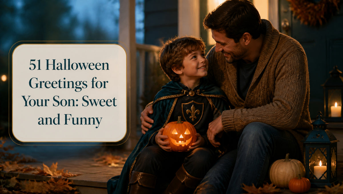 51 Halloween Greetings for Your Son: Sweet and Funny