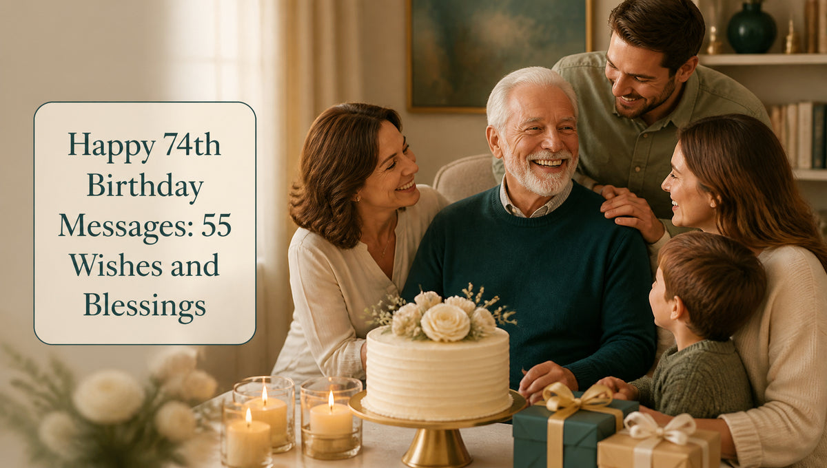 Happy 74th Birthday Messages: 55 Wishes and Blessings