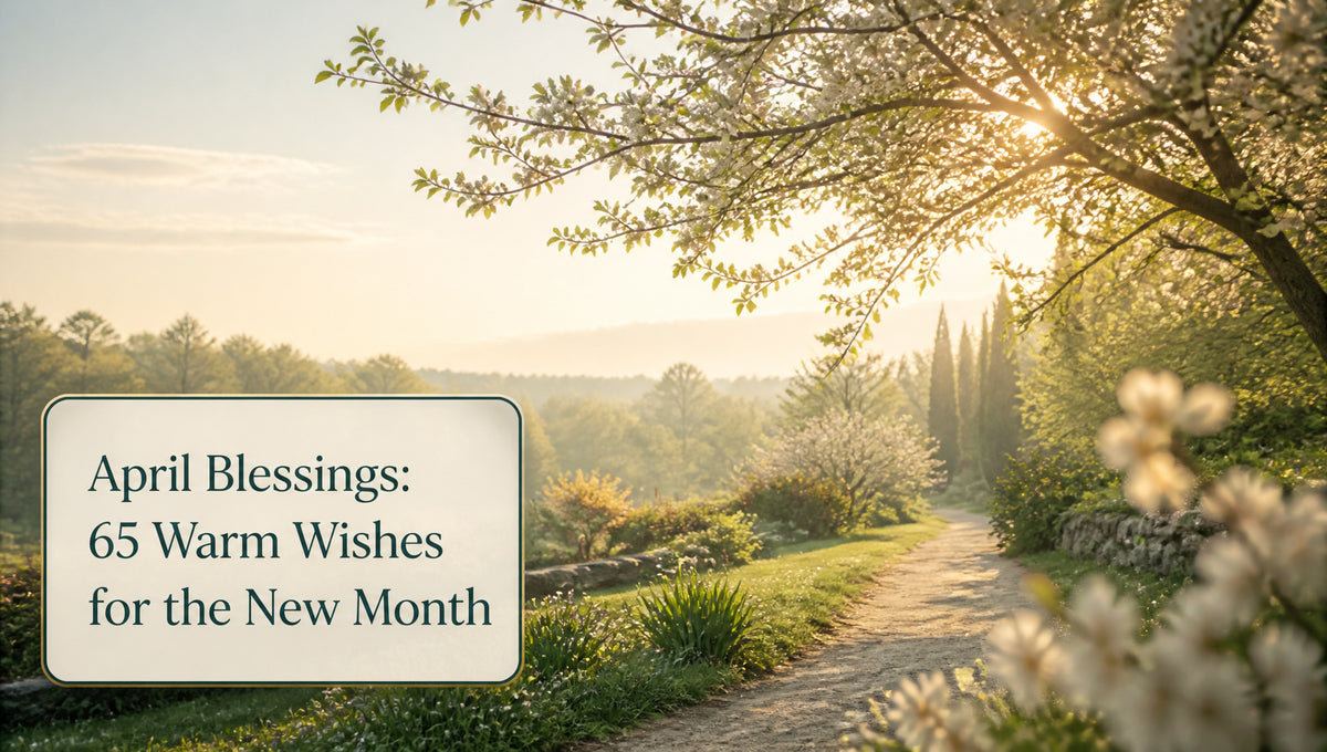 April Blessings: 65 Warm Wishes for the New Month