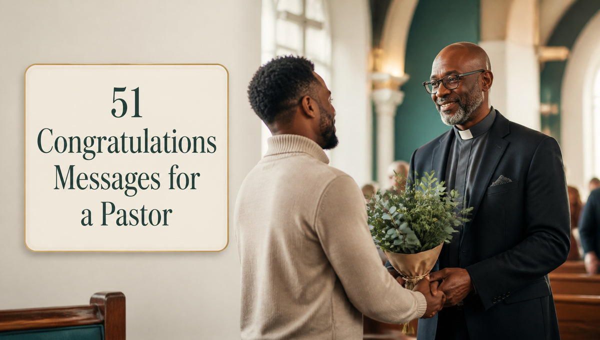 51 Congratulations Messages for a Pastor