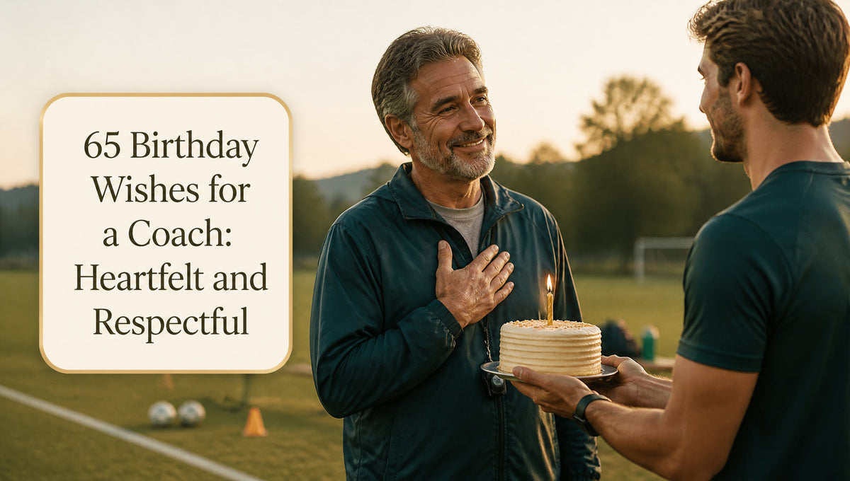 65 Birthday Wishes for a Coach: Heartfelt and Respectful