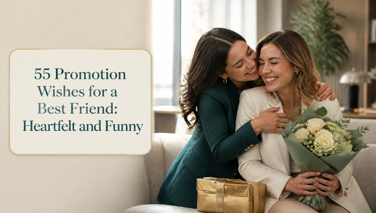 55 Promotion Wishes for a Best Friend: Heartfelt and Funny