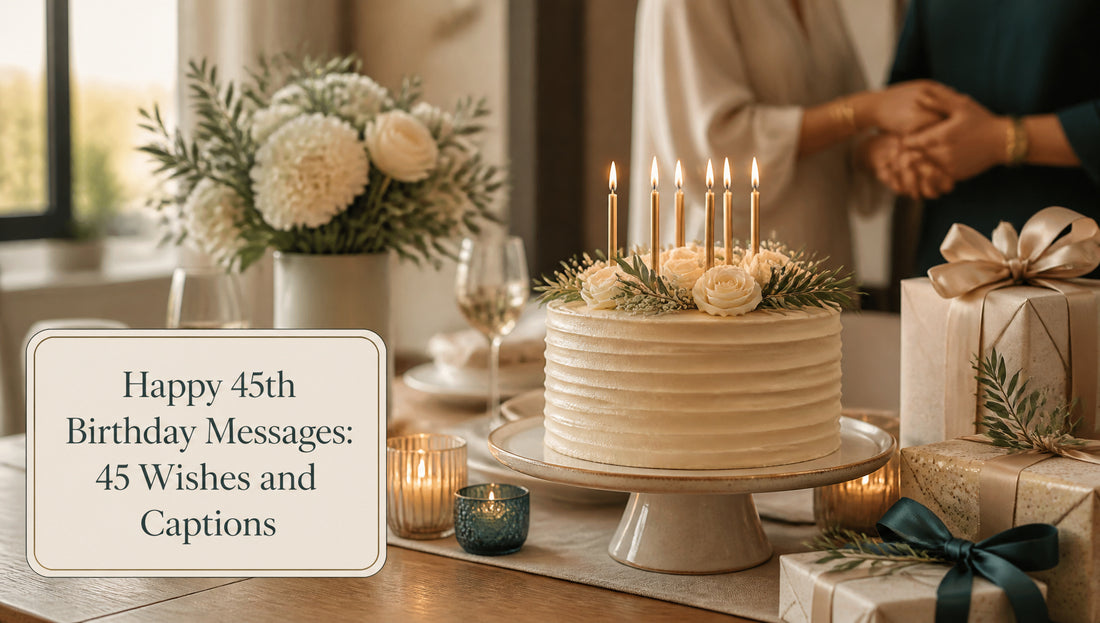 Happy 45th Birthday Messages: 45 Wishes and Captions