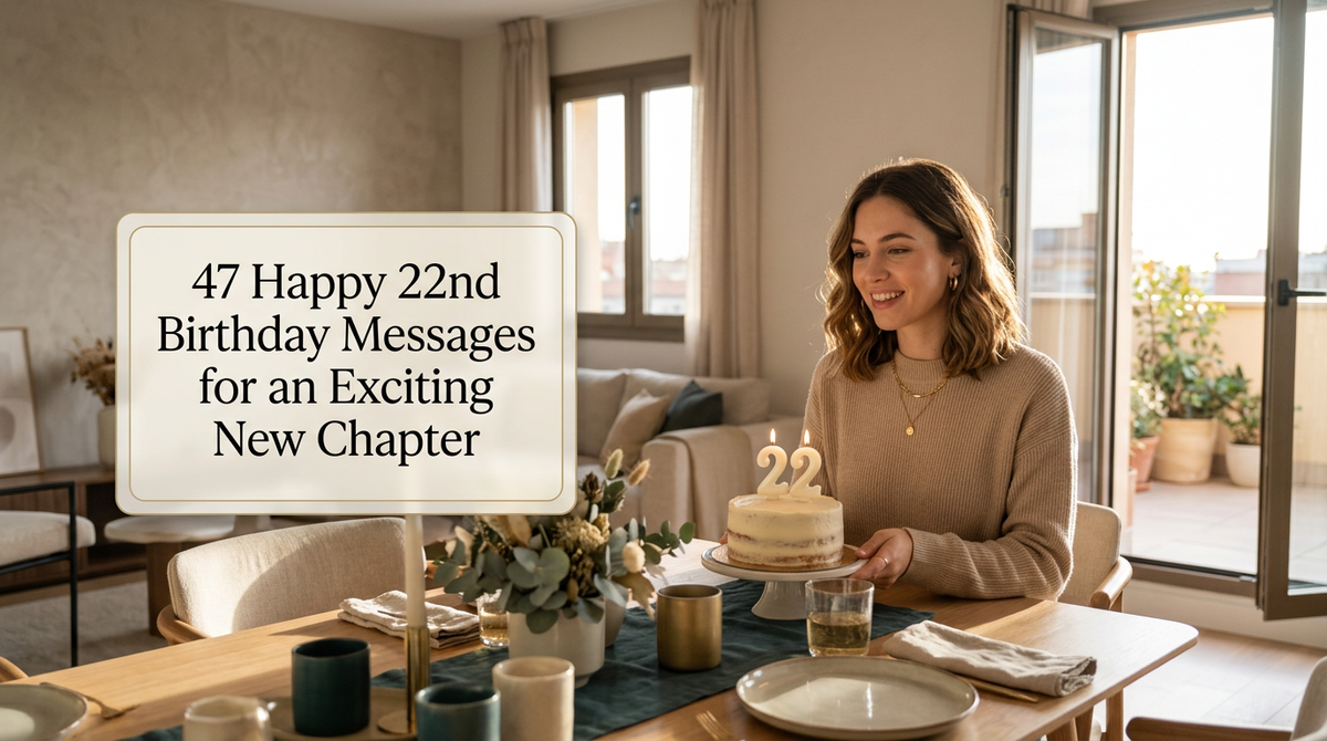47 Happy 22nd Birthday Messages for an Exciting New Chapter