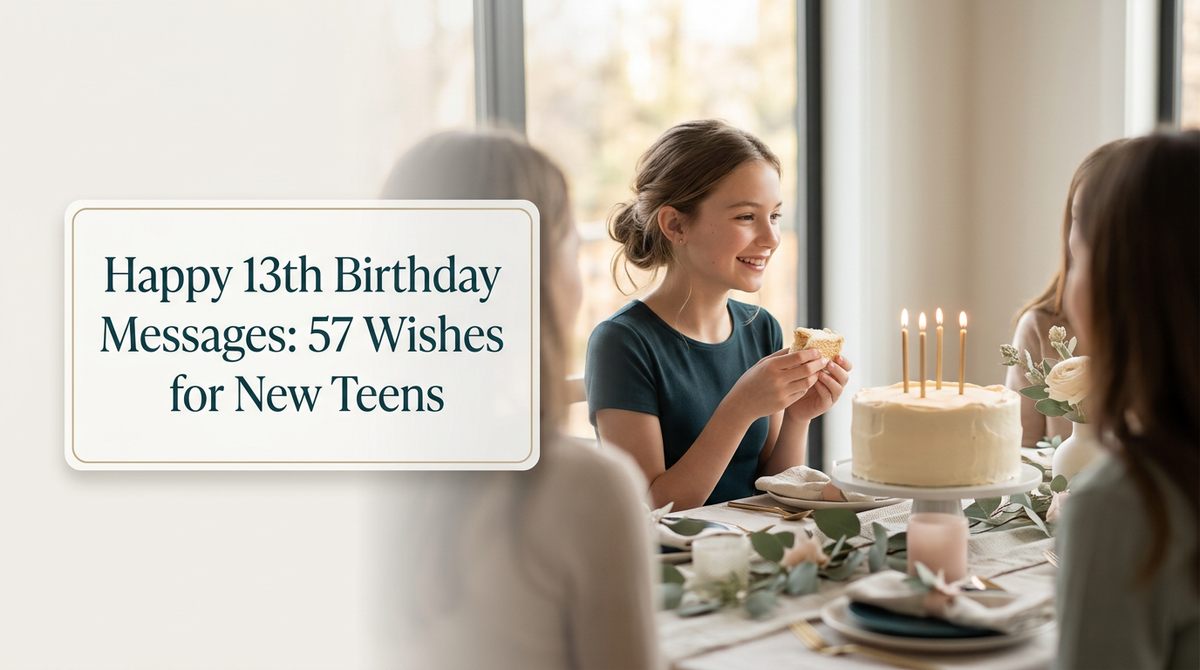 Happy 13th Birthday Messages: 57 Wishes for New Teens